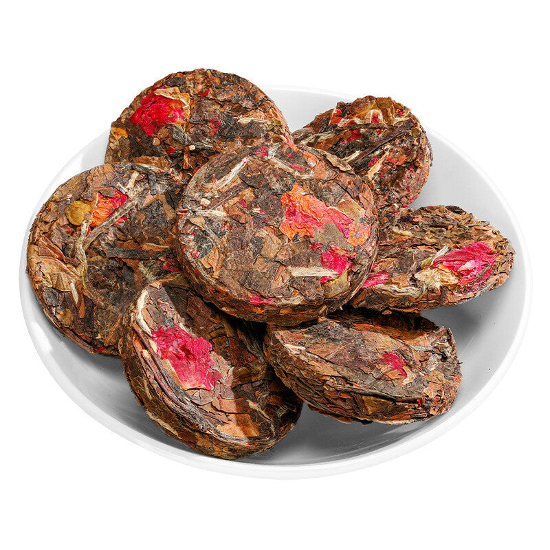 Authentic Fujian Rose White Tea Fuding Old White Tea Mini Tea Cake Rose Shoumei