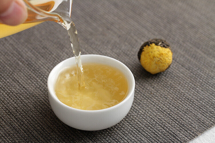 HelloYoung Yunnan Pu-erh Flower Tea Dragon Pearl 18 raw tea 6 flavor combination flower tea
