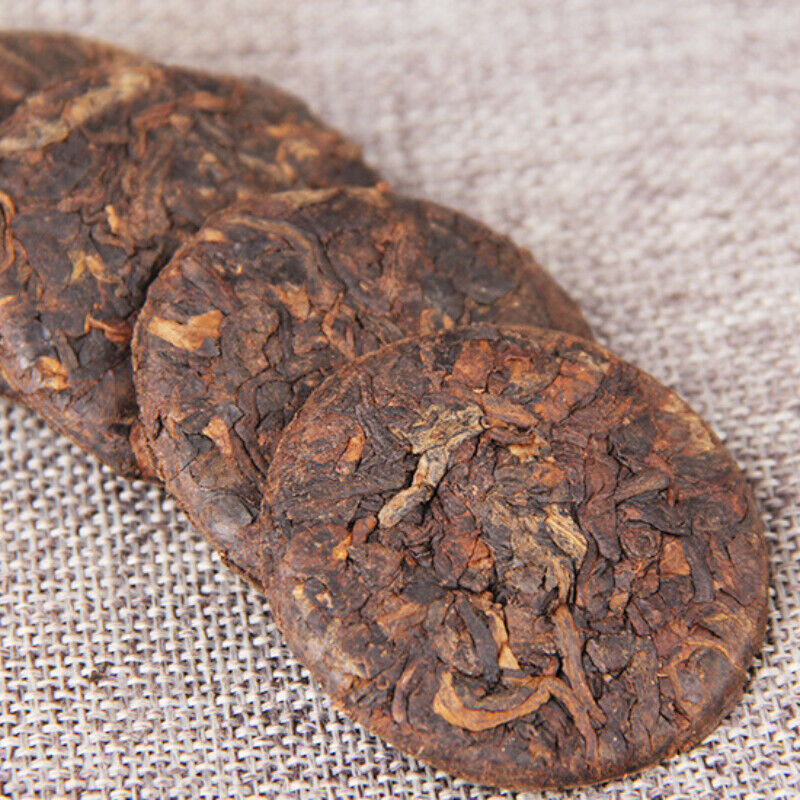 HelloYoung 200g Pu'er small tea column tea cake Ripe Tea Fermented craft tea Health Care