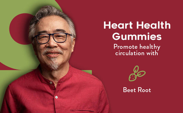 Beet Root and Hawthorn Gummies for Blood Pressure Support - 60 Gummies