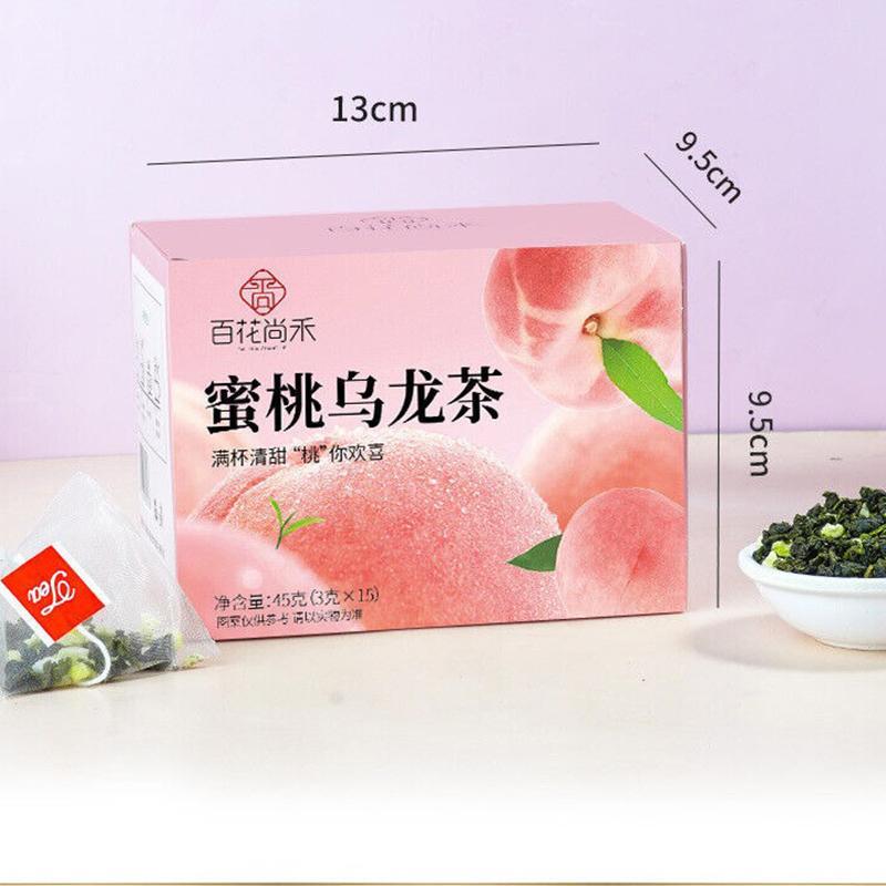 White Peach Oolong Tea Cold Brew Fruit Tea Triangle Bag New Peach Oolong Tea Bag Secondary image