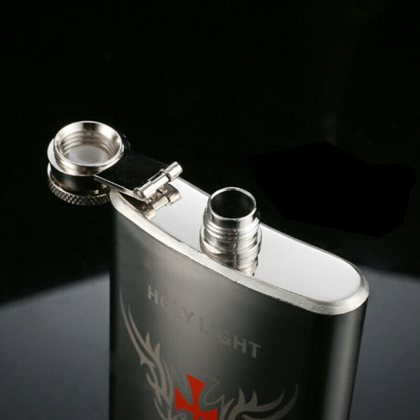 Stainless Steel Liquor Whisky Alcohol Portable Drinkware Flagon  Vodka Hip Flask