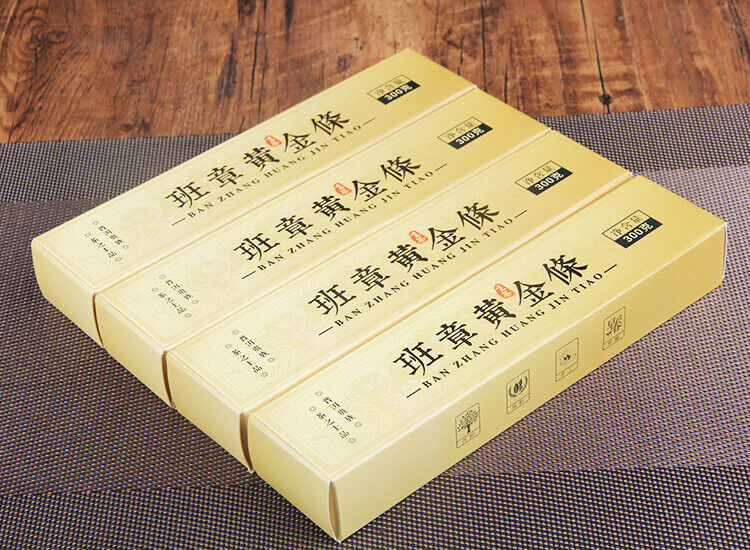 HelloYoung Pu'er Raw Tea Banzhang Gold Bar Ancient Tree Tea Yunnan Column Tea 300g
