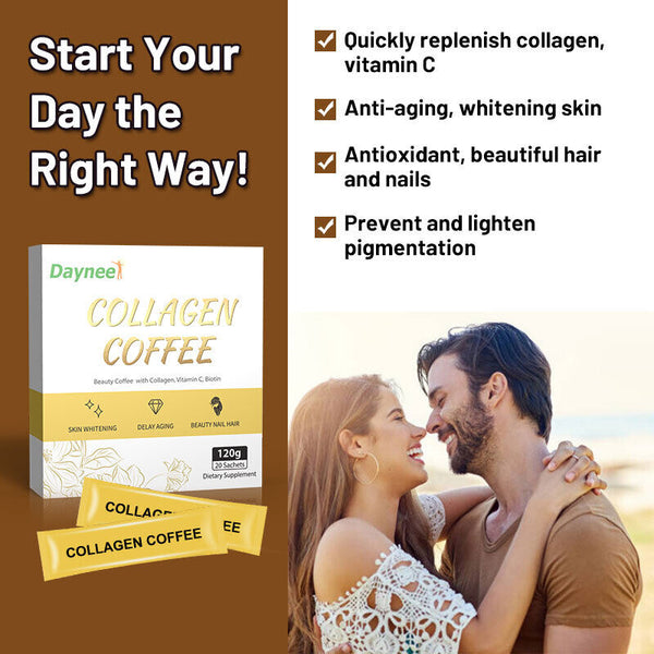 Slimming Coffee with Collagen Skin Whitening Collagen Supplements Tea 6g*20bags