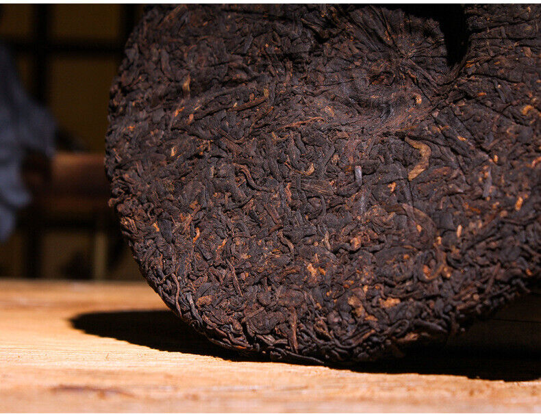 HelloYoung 357g Yunnan Pu'er Tea Ripe Tea The More Ages Better Smells Pu'er Ripe Tea Cake