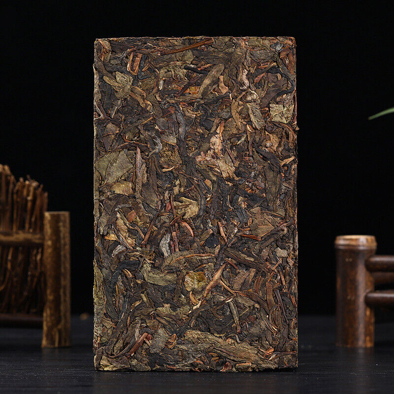 HelloYoung 1kg Yunnan Pu'er Icelandic Ancient Tree Golden Leaf Pu'er Raw Brick Tea