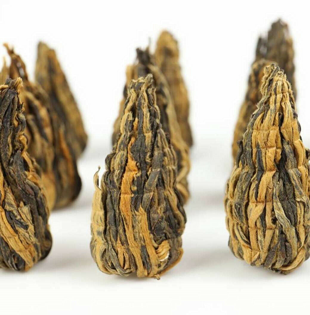HelloYoung Dian Hong Black Tea Yunnan Handmade Pagoda Top Class Black Tea Red Tea 250g Tea