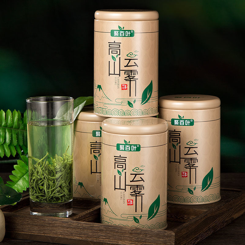Premium 2025 Spring High Mountain Cloud Mist Green Tea 50g Can Strong Aroma