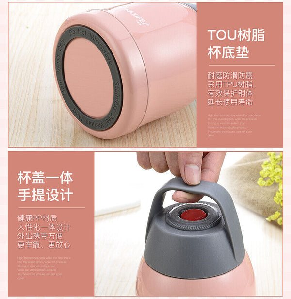Insulation Stainless Steel Thermos LunchBox Tableware Meal Container Vacuum Food