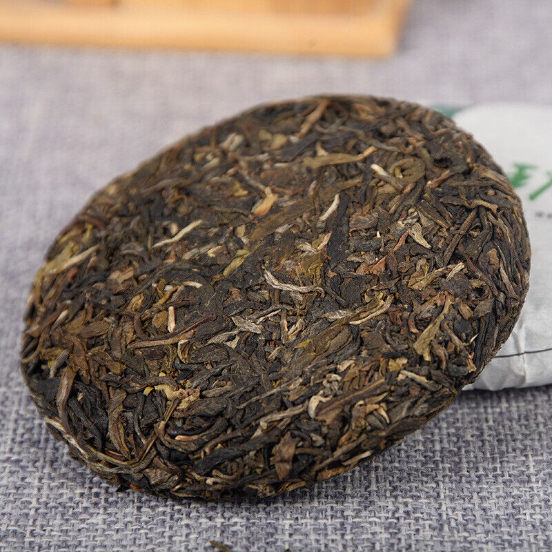 HelloYoung Pu-erh Tea Raw Tea Cake Raw Tea 100g Lao Ban Zhang Raw Tea Cake Yunnan Tea