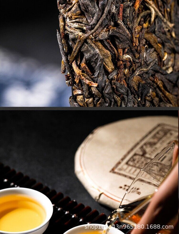 HelloYoung Yunnan Pu'er Tea Raw Tea Yiwu Zhengshan Raw Cake Tea Ancient Tree Raw Tea 357g