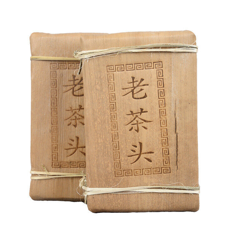 Head Golden Bud Brick Ripe Tea Brick 250g/8.8oz Natural Black Tea Pu-erh Old Tea