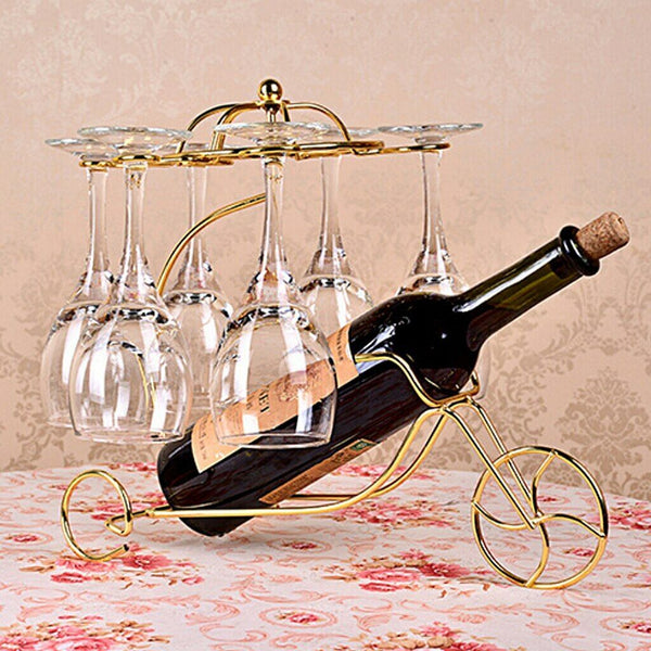 Wine Bottle Storage Holder Rack Bar Display Stand Bracket Barware Supplies