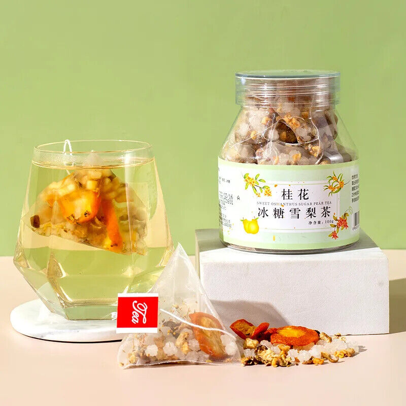 Nourishing Lung and Throat Tea Fruits Tea Osmanthus Snow Pear Herb Flower Tea Secondary image