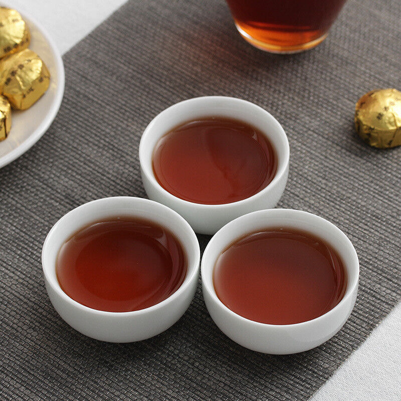 HelloYoung 500g Pu-erh Tea Aged Pu-erh Ripe Tea Glutinous Aroma Small Golden Tuo (RX)