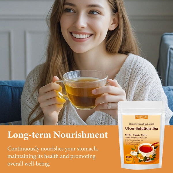 Lions Mane Clove Sea Buckthorn Tea Herbal Stomach Support Natural Wellness Blend