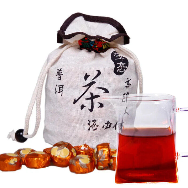 500g Yunnan Menghai Glutinous Rice Fragrant Ancient Tree Pu'er Xiao Tuo Tea