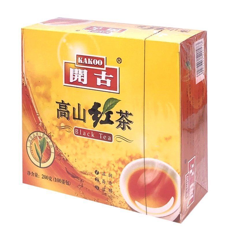 Kai Gu 100pcs Double Piece Premium Schwarzer Tee Schwarzer Tee Taschen 200g