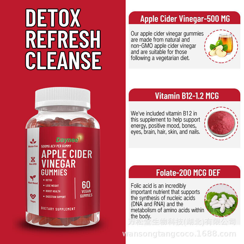 Apfel-Apfelessig-Gummis Daynee slim APPLE CIDER VINEGAR GUMMIES
