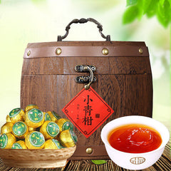 HelloYoung Chinese Puerh High Quality Cooked Tea Black Tea Tangerine Peel Pu-Erh Tea 500g