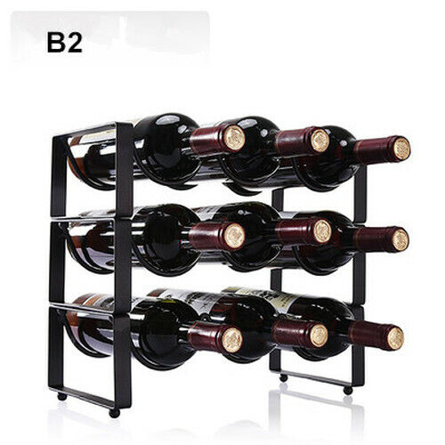 Wine Bottle Wine Cabinet Superposition Wine Rack Metal Iron Rack Display Shelf