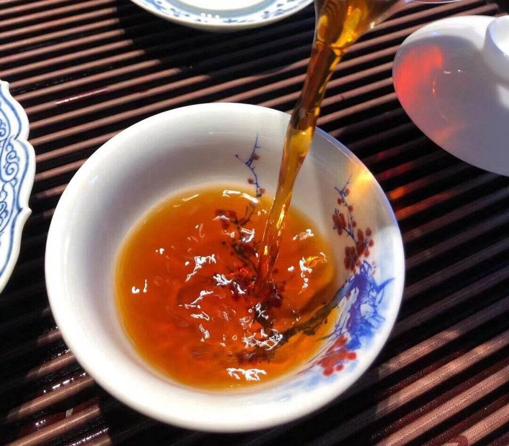 HelloYoung Manzon Raw Tea Pu'er Tea Yunnan Big Leaf Sun Green Maocha 357g Pu'er Tea