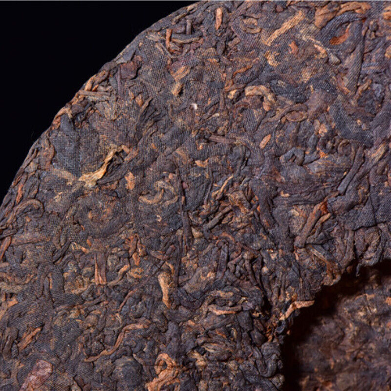 HelloYoung TeaPu'er Cooked Tea Cake Tribute Tea Health Drink 357g Yunnan Pu-Erh Black Tea