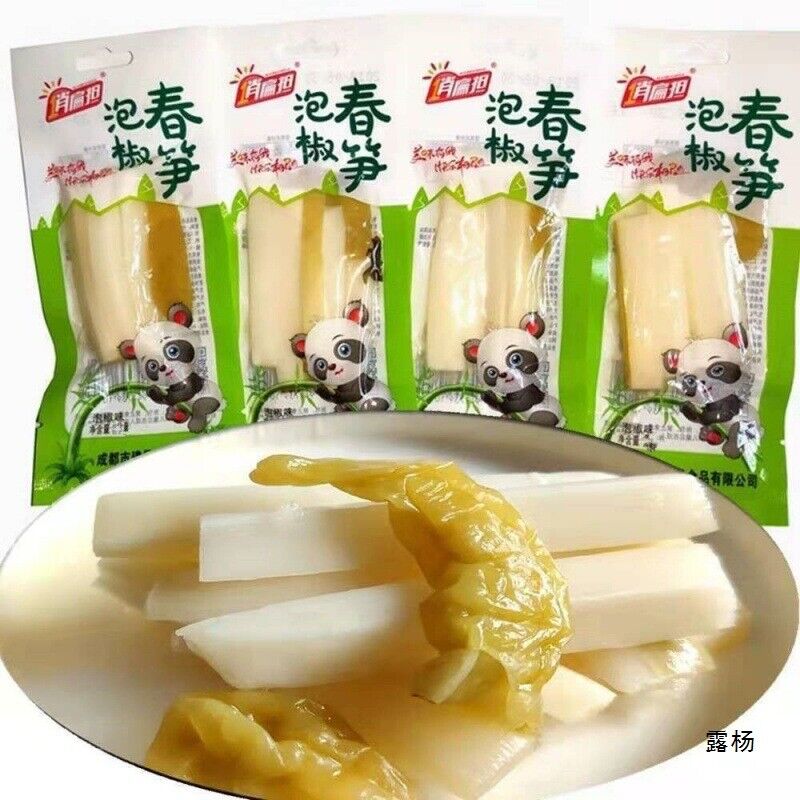 Qiao Biandan 32g Pickled Bamboo Shoots Spicy Snack Instant Crisp Treat Main image