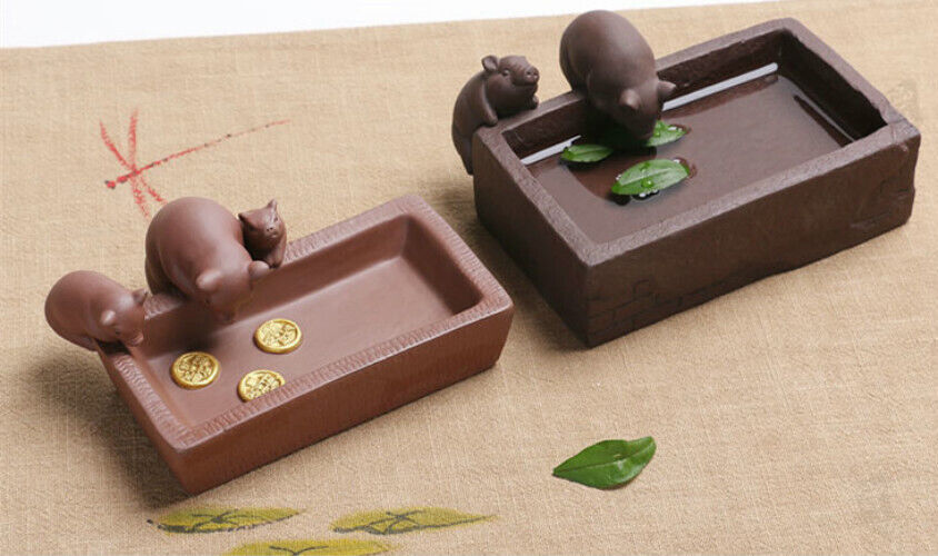 Tea Pet Pig Furnish Articles Home Decoration Kung Fu Tea Accessories Purple Sand