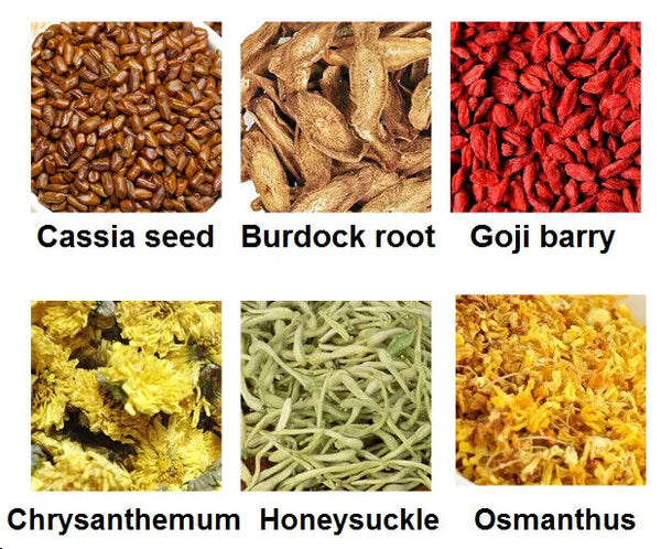 Chinese Liver Cleansing Detox Tea Chrysanthemum Medlar Tea Health Herbal Tea