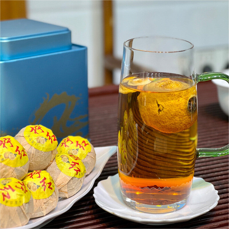 Lemon Red Tea Dian Hong Tea Small Lemon Red Fruit Flavoured Tin 500g Secondary image
