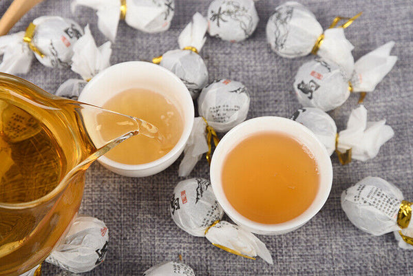 HelloYoung 500g Pu'er Raw Tuocha Iceland Dragon Pearl Yunnan Pu'er Tea