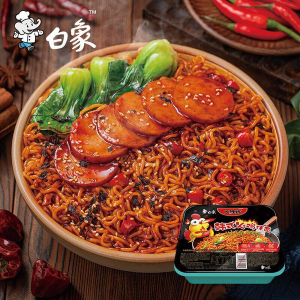 Baixiang Mixed Dried Noodles Boxed Instant Noodles白象拌乐多干拌面盒装炒肉泡面方便面龙虾重庆小面火鸡面方便速食