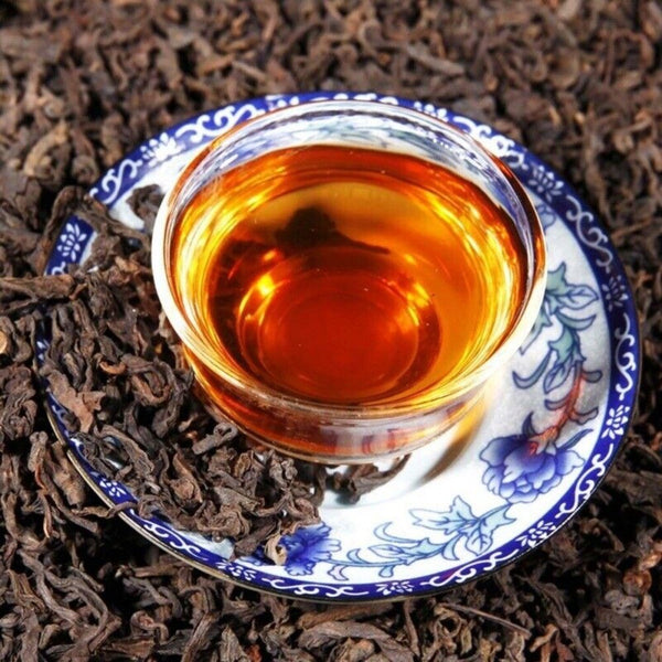 Yunnan Ripe Pu-erh Tea 200g Ancient Tree Cooked Loose Leaf Rich Earthy Flavor