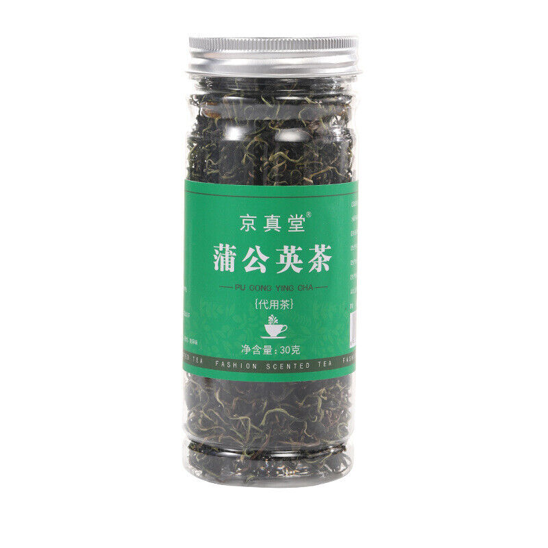 Dandelion Tea in Bottle and Tin Herbal Tea for Detox