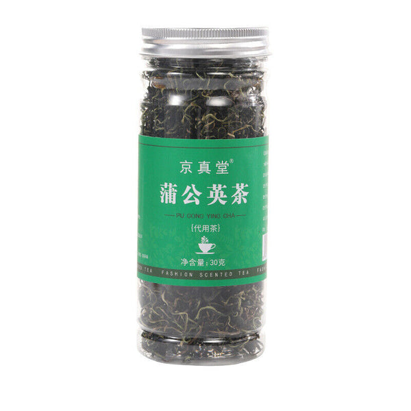 Dandelion Tea in Bottle and Tin Herbal Tea for Detox