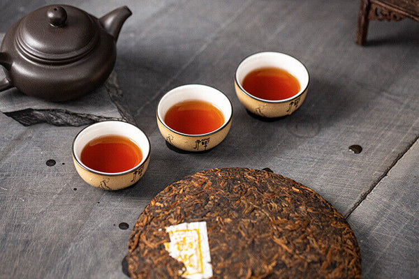 Lao Banzhang Golden Bud Ripe Tea Yunnan Pu'er Ripe Tea Pu'er 375g