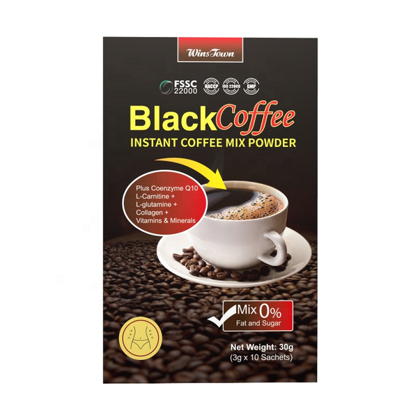Black Coffee Weight Loss Black Coffee Slim Instant Coffee 10g*18satchets