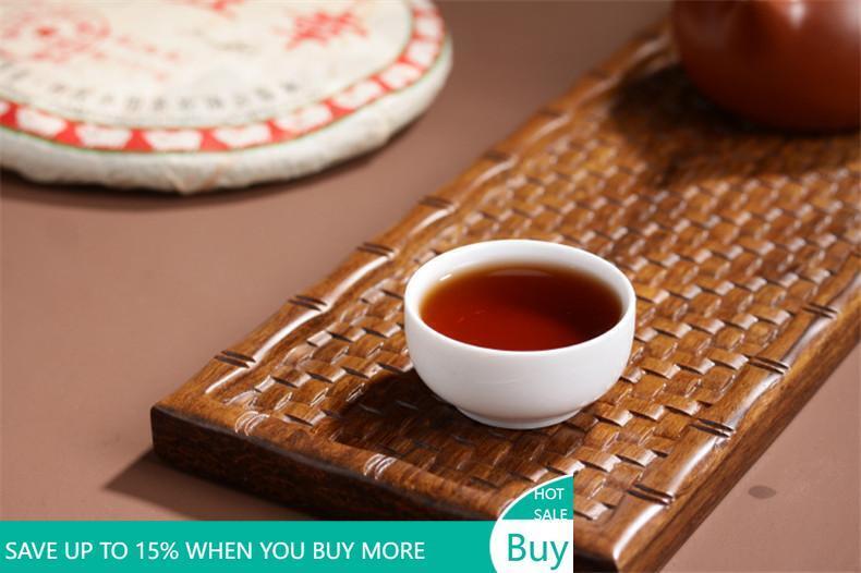 Pu'er Ripe Tea Cake Puerh Brewing Bright Color Sweet Old Ban Zhang Tea Black Tea Main image