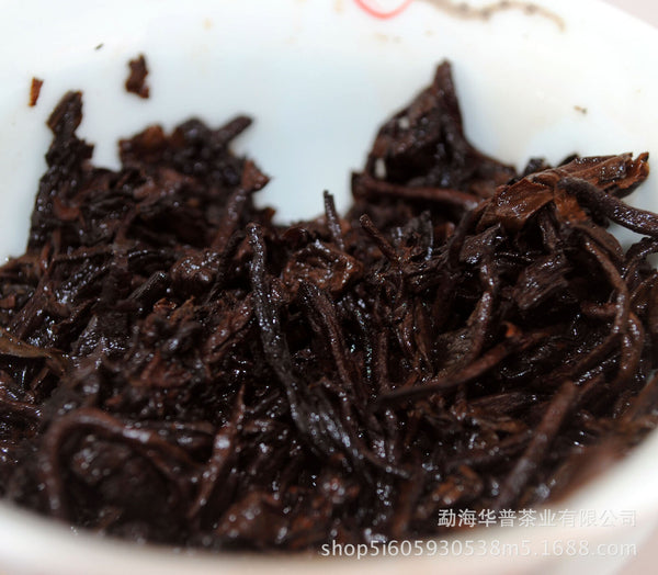 Old Banzhang Ancient Tree Fermented  Puerh Tea CakePuerh Ripe Tea Cake 357g