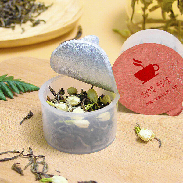 HelloYoung 30 cans of jasmine green tea small cans of health tea strong aroma jasmine tea