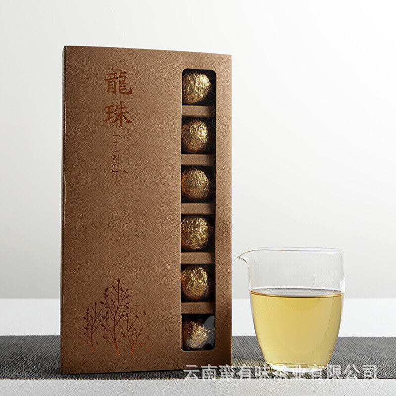 HelloYoung Yunnan Pu'er Tea 18 Old Banzhang Ancient Tree Gold Leaf Raw Tea Dragon Pearl Secondary image