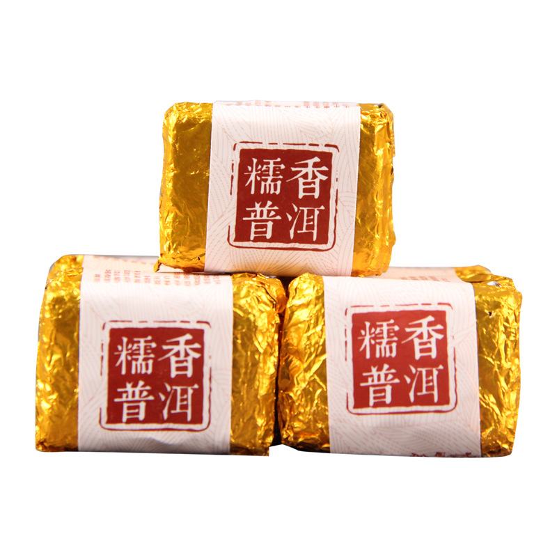 500g/1.1LB Puerh ripe tea small tuocha glutinous small square brick tea
