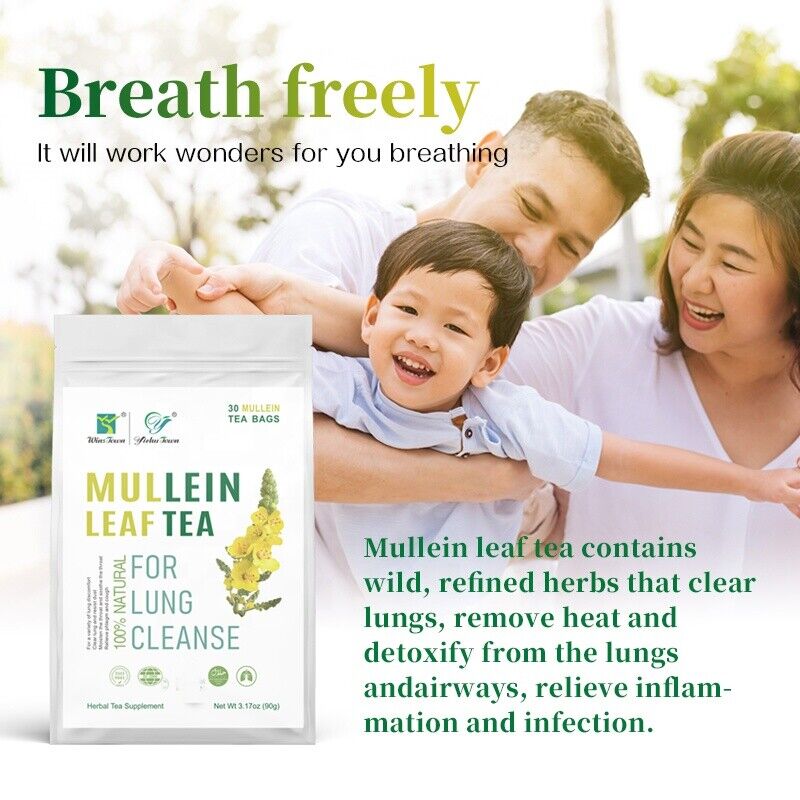 Mullein Leaf TeaNatural Herbal Detox Smoker Tea Manufacturer Tea 90g/3.17oz Secondary image