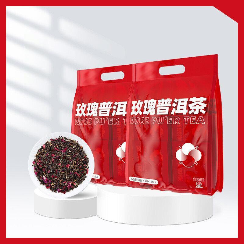 Wedding Boxed Happy Tea Souvenir New Product Baiyun Mountain Rose Pu'er Tea