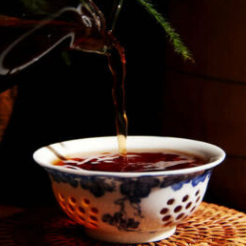 TemuTea 400g Ecology Ancient Tree Puer Tea Ripe Puer Tea Cake