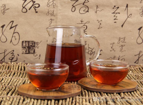 250g Ripe Pu-erh Brick Yunnan Old Puer Tea Menghai Xing Hai 7562 Puerh Black Tea