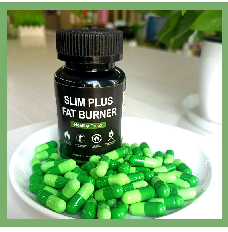 100% Authentic Organic Slim Plus - Fat Burner & Detox Slimming Capsules
