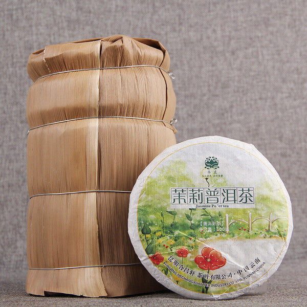 Jasmine Tea Cake Pu-erh Tea Pu-erh Ripe Tea Weight Loss Health Tea
