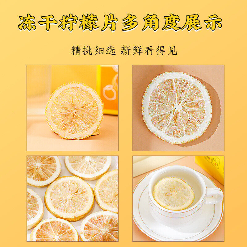 Freeze Dried Honey Lemon Slices Cold Brew Fruit Tea 20 Sachets